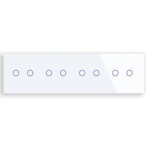 Revolo Touch štvoritý sklenený panel C2/C2/C2/C2-001 - Biely