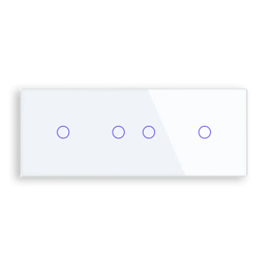 Revolo Touch trojitý sklenený panel C1/C2/C1-001 - Biely