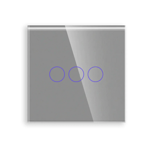 Revolo Touch sklenený panel C3-012 - Strieborný