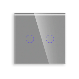 Revolo Touch sklenený panel C2-012 - Strieborný