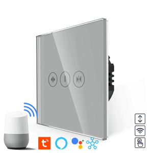 Revolo Touch WiFi žalúziový ovládač - Strieborný