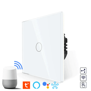 Revolo Touch WiFi dotykový schodiskový vypínač č.6 - Biely