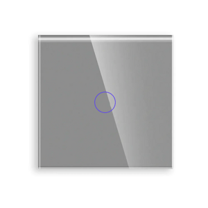 Revolo Touch sklenený panel C1-012 - Strieborný