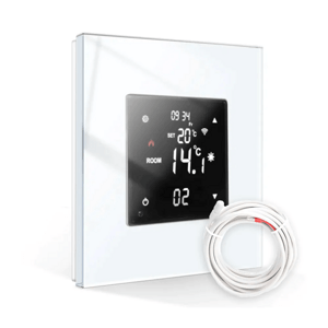 Revolo Touch WiFi digitálny termostat s externou sondou - Biely