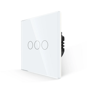 Revolo Touch dotykový vypínač Sense č.5 (3 okruhy) - Biely