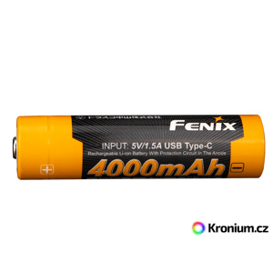Nabíjateľná USB-C batéria Fenix 18650 4000 mAh (Li-ion) (Fenix)