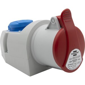 Kombinovaná zásuvka s CEE 400V/32A a ochranným kontaktom typu F IP44 (Brennenstuhl)