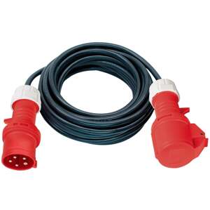 Prodlužovací kabel CEE 5-pólový, IP44 25m čierný H07RN-F 5G4.0 400V/32A (Brennenstuhl)