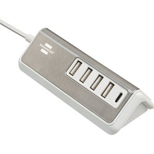 brennenstuhl®estilo USB multi nabíjačka s 1,5 m textilným káblom 4x USB nab (Brennenstuhl)