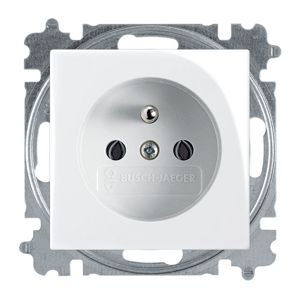 Zásuvka 2P+T/16A/250V (PS) biela Basic55 (ABB)