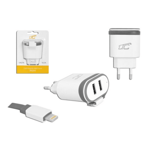 Sieťový adaptér do zásuvky USB, 5V, 2A, LTC nabíjačka pre Lightning (Hadex)