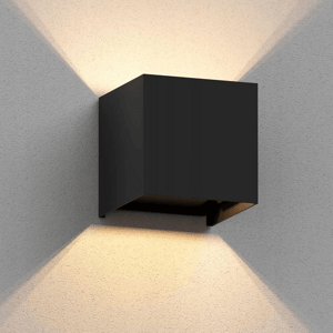 Záhradná nástenné svietidlo 2x3W LED, 4000k, 100x100mm ,IP44,