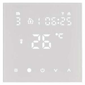 GoSmart Digitálny izbový termostat pre podlahové kúrenie P56201UF s wifi čierne sklo