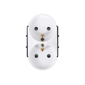 Revolo Touch elektrická dvojzásuvka 16A – Biely modul