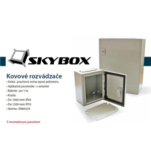 Skriňa kovová 1000x800x320 Skybox MB-1080D320-SDL