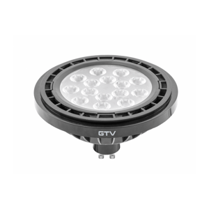 Žiarovka LED 12,5W, GU10 - AR111, 3000K, 1100lm, Ra 80 40st. (GTV)