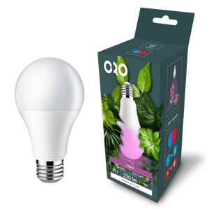Žiarovka LED 9W, E27, 13000K, 230lm PGL- RASTLINY (LED-POL)