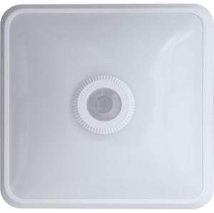 LED MANA-S 12W NW 850lm - Dekorativní svítidlo LED s PIR čidlem pohybu