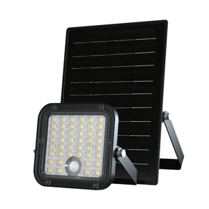 Reflektor LED solar 10W LiFePo Battery 3.7V čierny CCT 1500lm VT-411CCT (V-TAC)