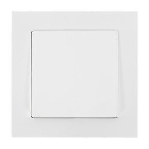 Zapustený trojpolohový prepínač s podsvietením Malta 10A, 250V, WP-5M/S, biely