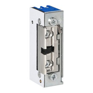Symmetric electric strike with memory and lock, latch adjustment, low current coil, 280mA