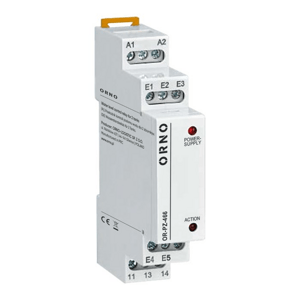 1 modulárne relé na reguláciu hladiny vody pre 2 nádrže 24-240 V AC/DC