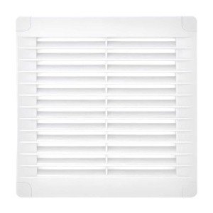 Ventilation grille with lock 150x150, white