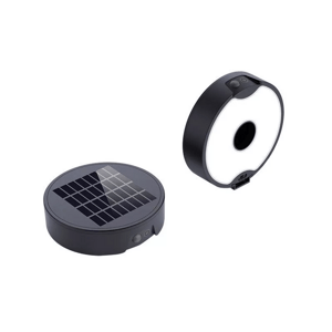 Svietidlo LED solárne záhradné  4W 500lm CCT IP44 čierne so senzorom