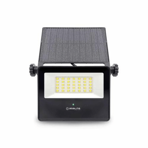 Reflektor solárny so senzorom 10W 4000K (1300 lumens) čierny
