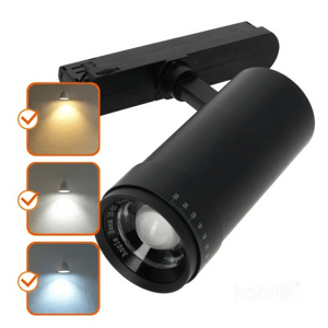 Svietidlo pre LED NEXTRACK 20W 3CCT 10-60st. čierne  biela (Kobi)
