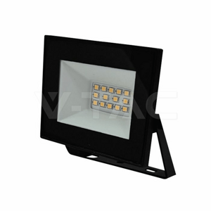 Reflektor LED 10W, 6400K, 850lm, čierny  VT-44012, IP65,110°, 96x25x90mm  (V-TAC)