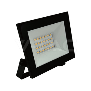 Reflektor LED 20W, 4000K, 1760lm, čierny  VT-44022, IP65,110°, 116x25x106mm  (V-TAC)