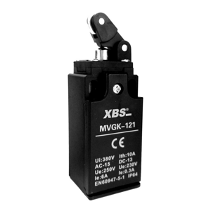 Spínač koncový s pákou a kladkou čap kov. 1NO+1NC 30mm IP65 MVGK-121 (XBS)