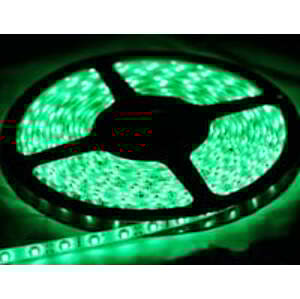 Pásik LED 12V 3,6W, Zelená 400lm, 5m, 60 LED/m, VT-3528 IP20 (V-TAC)