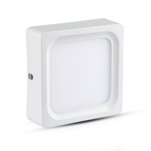 Svietidlo LED 15W, 6000K, 1350lm, IP20, 120°, Al-biela, KTS-LP, 175x175, VT-1415SQ (V-TAC)