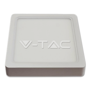 Svietidlo LED 22W, 4000K, 2200lm, IP20, 120°, Al-biela, KTS-LP, 235x235, VT-1422SQ (V-TAC)