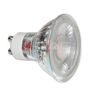 Žiarovka LED 5W, GU10, 6000K, 320lm, 38°, Ra 80, SMD, VT-1959 (V-TAC)