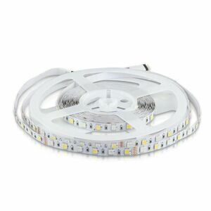 Pásik LED 12V 10,8W, RGB+6000K 500lm, 5m, 60 LED/m, VT-5050 (V-TAC)