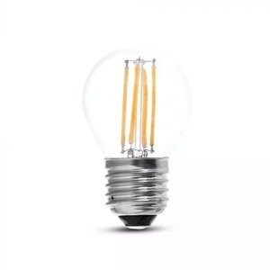Žiarovka LED Filament E27 4W, 4500K, 400lm, G45 VT-1980 (V-TAC)