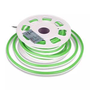 Neon Flex LED 24V 8W, Zelená, 320lm, VT-2835 (V-TAC)