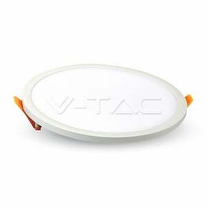 Mini LED panel okrúhly Frameless zapustený 8W, 3000K, 800lm, VT-888 (V-TAC)
