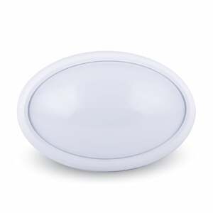 Stropné LED svietidlo oválne 8W, 3000K, 560lm, IP66, biele VT-8014 (V-TAC)