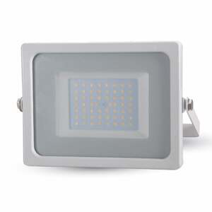 Reflektor LED 50W, 6400K, 4250lm, IP65, 100°, Al-biela, VS-RE, 237x194, VT-4955 (V-TAC)