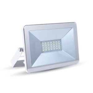 Reflektor LED 10W, 6000K, 850lm, IP65, 110°, Al-biela, VS-RE, 122x105, VT-4611 (V-TAC)