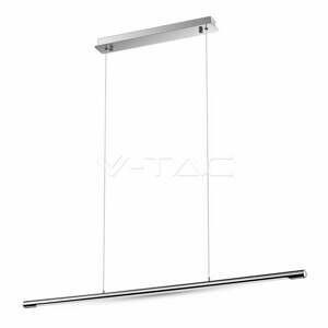 Závesné lineárne LED svietidlo 24W, 4000K, 1800lm, 112cm, chróm VT-7024 (V-TAC)