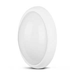 Stropné LED svietidlo oválne 12W, 6000K, 840lm, IP54, biele VT-8010 (V-TAC)