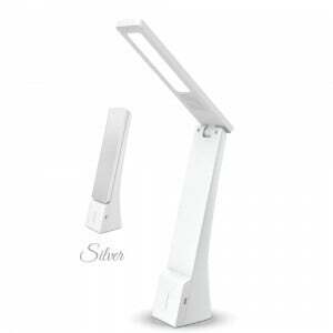 Stolné LED svietidlo 4W, CCT, 550lm, stmievateľná, strieborná VT-1014 (V-TAC)