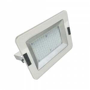 Reflektor LED 50W, 3000K, 4250lm, IP65, 110°, Al-biela, VS-RE, 255x196, VT-4651 (V-TAC)