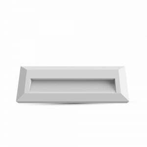 Schodiskové LED svietidlo obdĺžnikové 3W, 3000K, 110lm, biele VT-1162 (V-TAC)