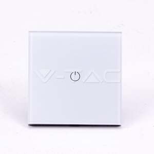 Spínač 1-násobný SMART ovládaný cez WiFi, biely VT-5003 (V-TAC)